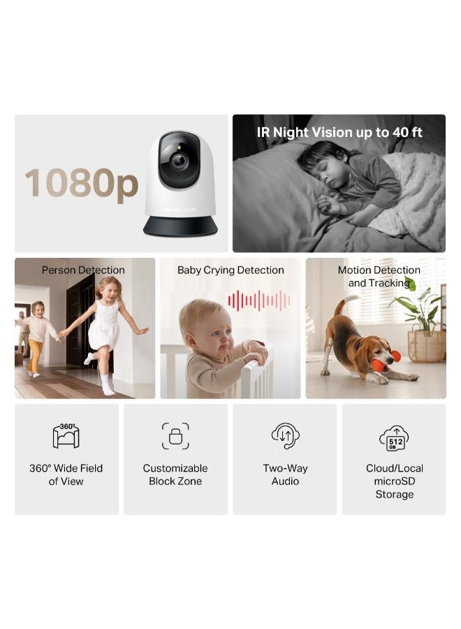 ميركوسيس كاميرا أمان منزلية واي في قابلة للتحريك والإمالة MC200 - Image 2