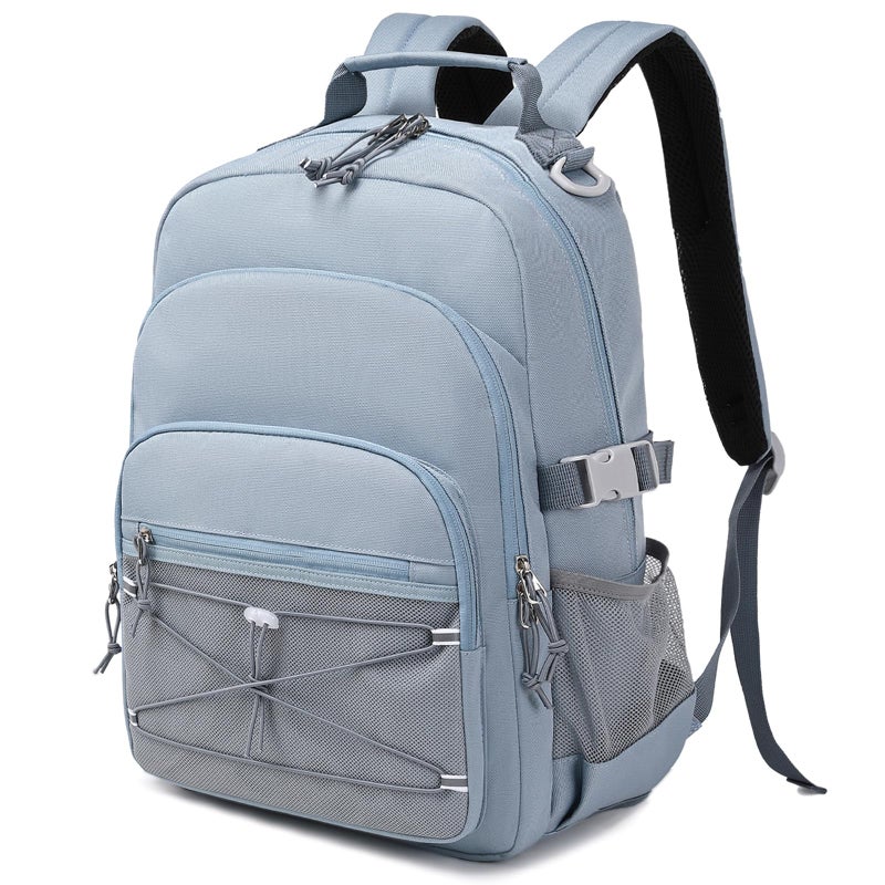mygreen Backpacks for Kids Elementary School Bags Kindergarten Primary Book Bags for School Waterproof Durable Lightweight for Travel Grey Blue - Image 2