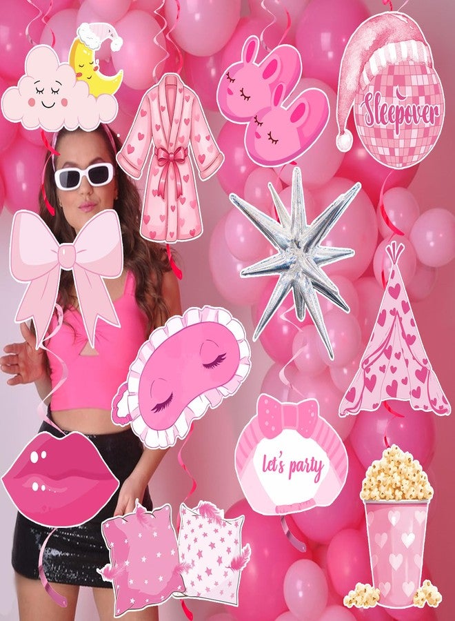 MZ.ogm Spa Party Decorations Hanging Swirls Slumber Party Decorations Pajama Party Decorations Spa Birthday Party Supplies for Girls - Image 4