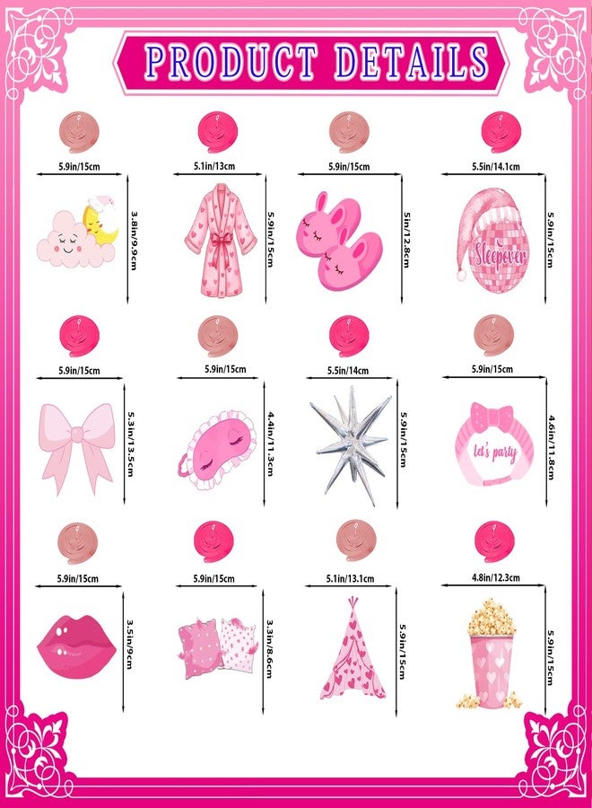 MZ.ogm Spa Party Decorations Hanging Swirls Slumber Party Decorations Pajama Party Decorations Spa Birthday Party Supplies for Girls - Image 3
