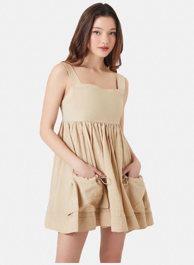 FOREVER 21 A-Line Drawstring Mini Dress - Image 2