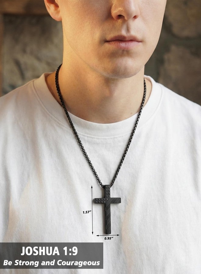 Tarsus Teen Boy Gifts Cross Necklace Teenage Boys Gift Ideas 8 10 12 14 13 15 16 18 Year Old Boy Easter Basket Stuffers Birthday Christmas Valentines Christian Jewelry Gifts for Teen Boys - Image 4