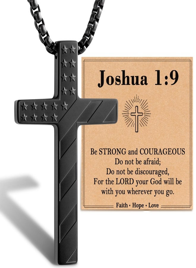 Tarsus Teen Boy Gifts Cross Necklace Teenage Boys Gift Ideas 8 10 12 14 13 15 16 18 Year Old Boy Easter Basket Stuffers Birthday Christmas Valentines Christian Jewelry Gifts for Teen Boys - Image 1