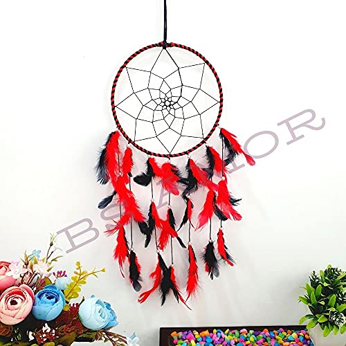 BS AMOR Dream Catcher, Home Décor, Wall Hanging, Nursery Handmade Combo Pack of 2 (Size 16 cm Diameter) - Image 3