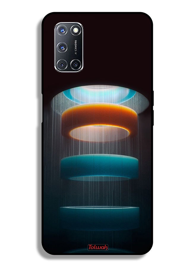 Tolwak Oppo A72 4G Protective Case Cover Rings Art Pattern - Image 1