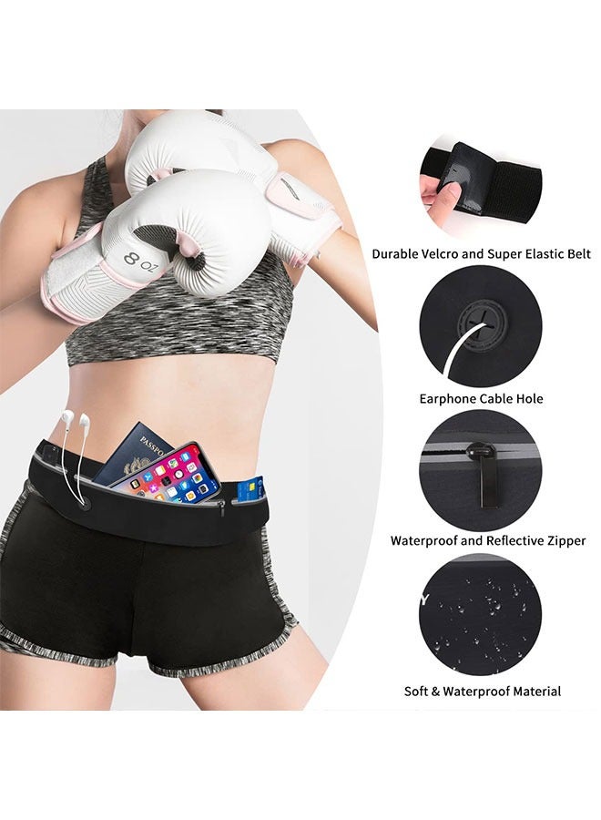 Generic Running Belt, Waist Pack UltraLight Fitness Belt Water ResistantRunning Waist Pack for iPhone 15 ProMax/14/13 Pro/12/11 Plus Waist Bagfor Women Men Fit Smartphone Up to6.9 inch  - Image 4
