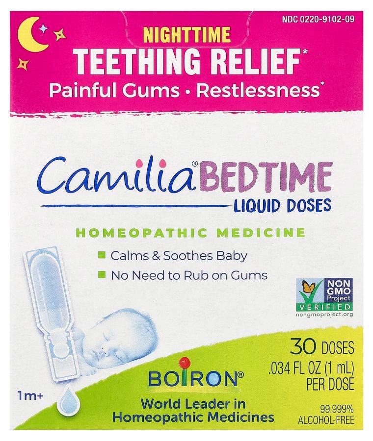 Boiron جرعات سائلة قبل النوم من كاميليا® 1 شهر+ 30 جرعة 0.034 أونصة سائلة (1 مل) لكل منها