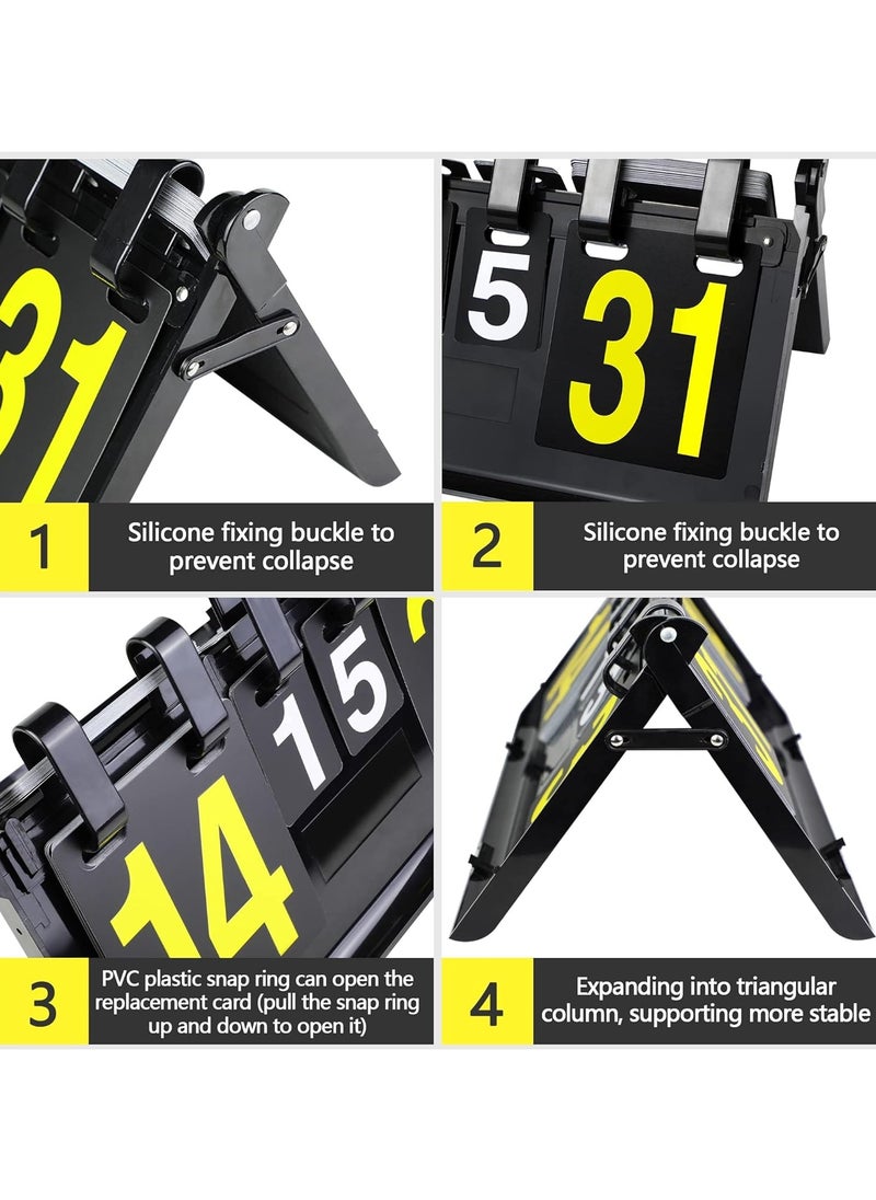 General Scoreboards, Sports scoreboards for indoor and outdoor sports, Basketball and tennis, Portable game scoreboards with the most turns 31  - Image 3