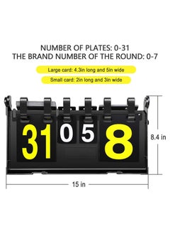 General Scoreboards, Sports scoreboards for indoor and outdoor sports, Basketball and tennis, Portable game scoreboards with the most turns 31  - Image 4