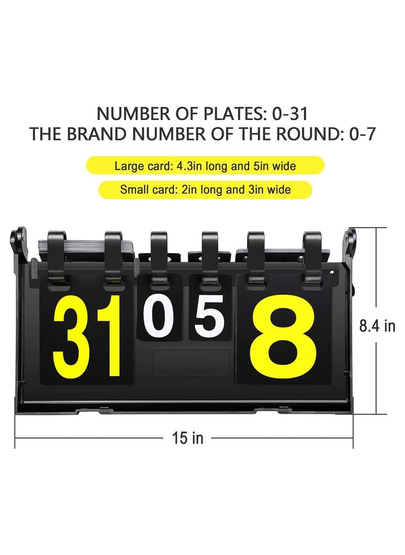 General Scoreboards, Sports scoreboards for indoor and outdoor sports, Basketball and tennis, Portable game scoreboards with the most turns 31  - Image 4