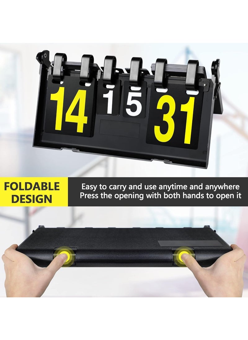 General Scoreboards, Sports scoreboards for indoor and outdoor sports, Basketball and tennis, Portable game scoreboards with the most turns 31  - Image 5