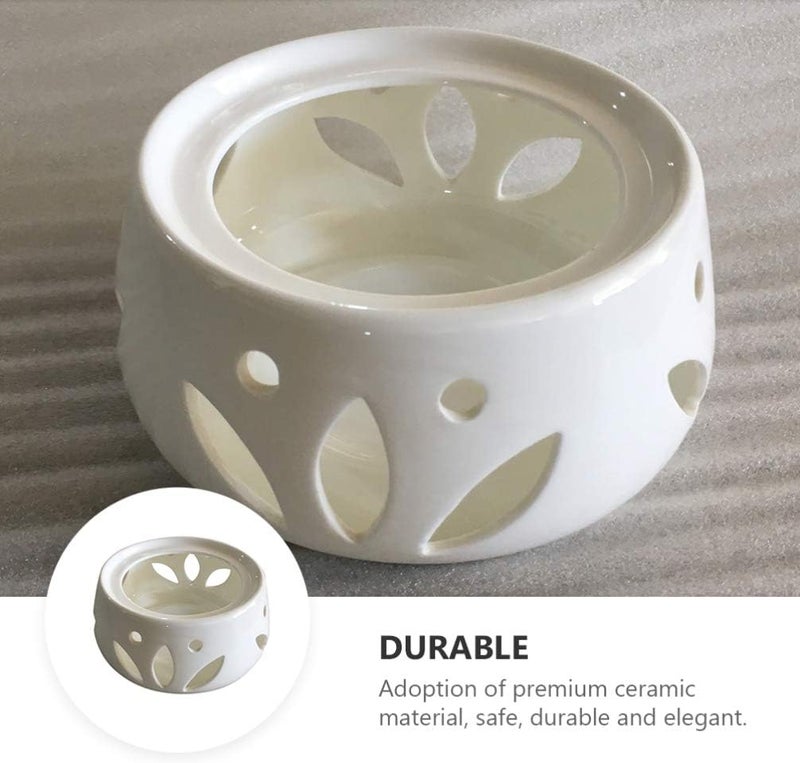 comfrt Ceramic Teapot Warmer Tea Warmer White - Image 5