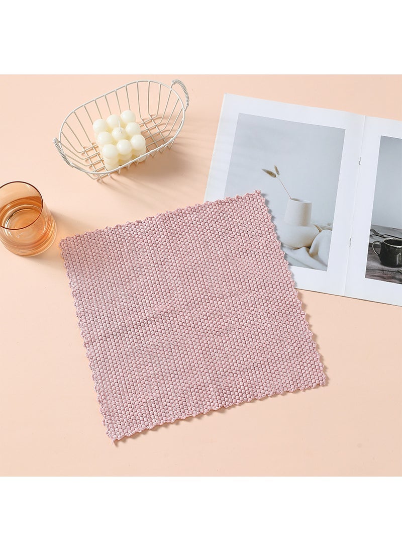 Microfiber Cleaning Cloth Absorbent Fast-Dry Pink