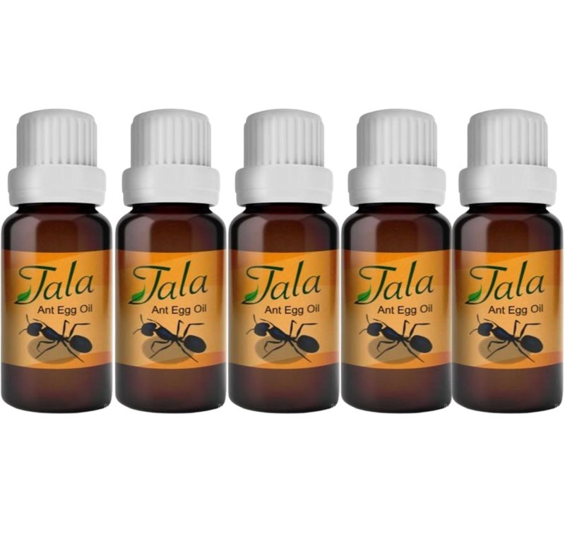 Tala 5 تالا زيت بيض النمل 20 مل 07 أونصة طبيعي عضوي لإزالة الشعر وتقليله والتخلص منه