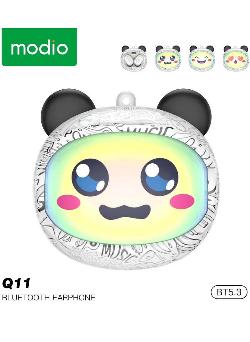 Modio Q11 Change Face Earbuds with Customizable Design, Premium Sound, and Comfortable Fit - Image 1