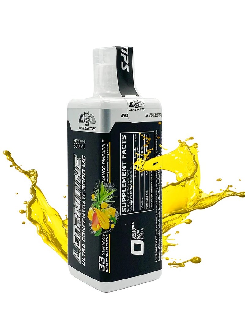كور تشامبس إل-كارنيتين ٣٠٠٠ ملغ فعال حقًا (مانجو أناناس) - Image 1