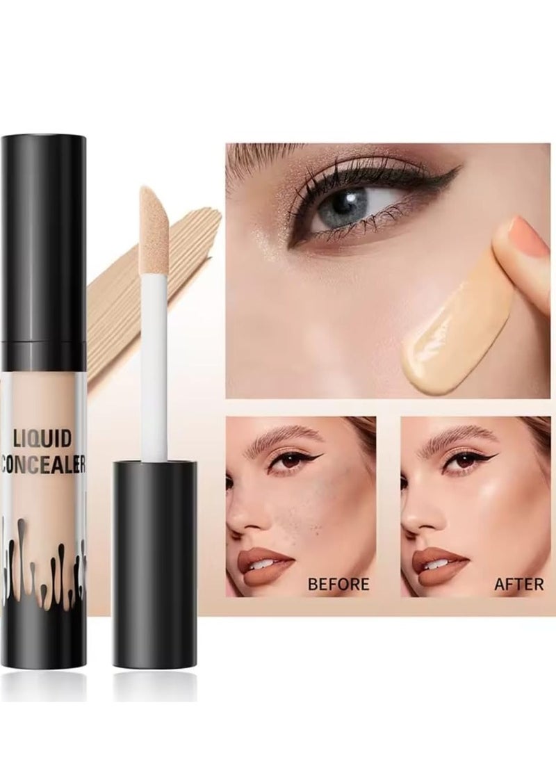 HelloKiss Liquid Concealer Full Coverage Shaping Concealer Anti Eye Wrinkle Advanced Concealer for Face Blemishes Conceal Dark Circle Cover Acne Scars Pimples and Enlarged Pores Cream Contour 03  - Image 5