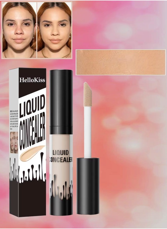 HelloKiss Liquid Concealer Full Coverage Shaping Concealer Anti Eye Wrinkle Advanced Concealer for Face Blemishes Conceal Dark Circle Cover Acne Scars Pimples and Enlarged Pores Cream Contour 03  - Image 1