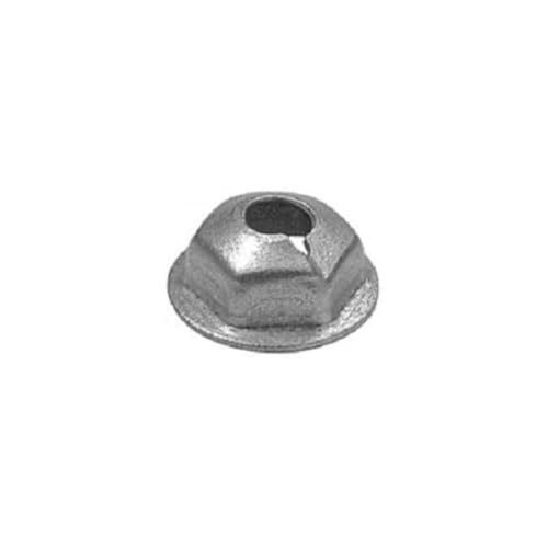 Clips AND FASTENERS 100#10-32 Washer Lock PAL Nut 1/2" O.D. 3/8" Hex Zinc - Image 1
