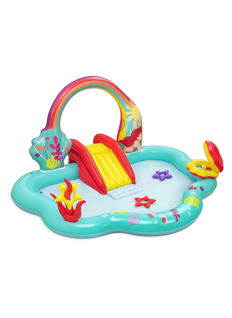 Bestway Bestway Inflatable Play Center Little Mermaid 221x193x117cm | Water Play Toys for Toddlers and Kids  - Image 1