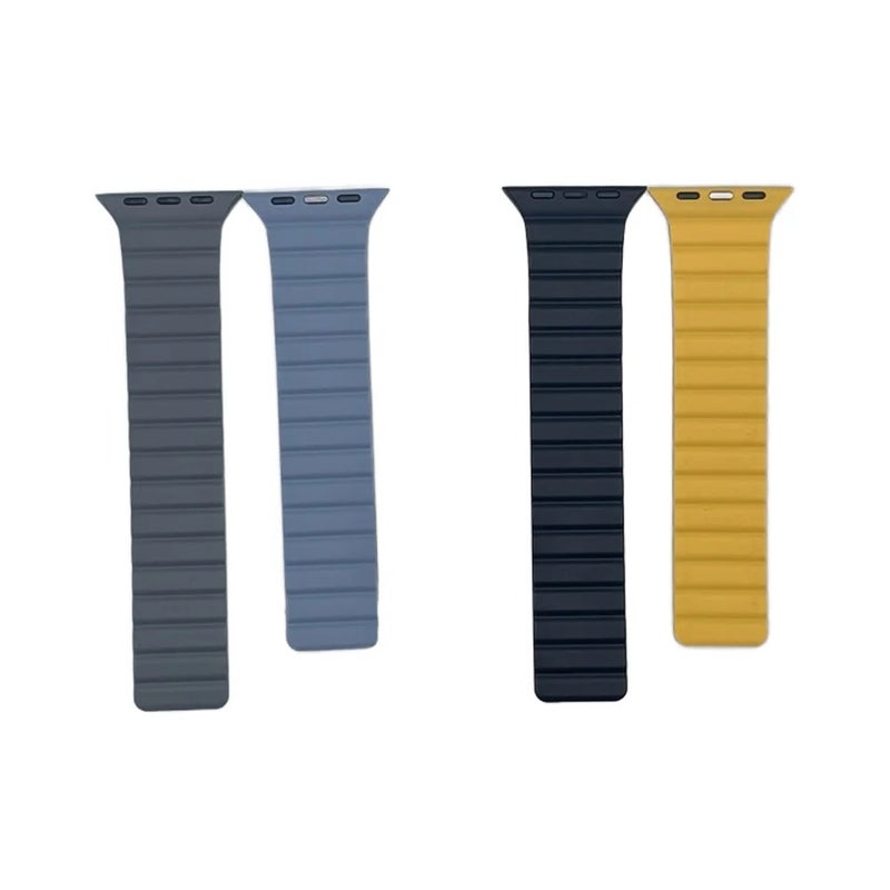 Bluejw Strong Magnetic Silicone Sport Watch Band Replacement for iWatch Ultra 2/Ultra/9/8/7/6/5/4/3/2/1 SE Breathable Rubber Straps - Image 4