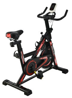 Lijiujia exercise bike with a maximum user weight of 120 kilograms, different resistance levels, and a screen displaying the most important functions. Model HC003-R  - Image 2