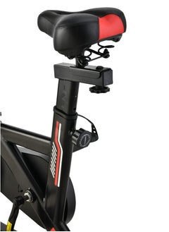 Lijiujia exercise bike with a maximum user weight of 120 kilograms, different resistance levels, and a screen displaying the most important functions. Model HC003-R  - Image 3