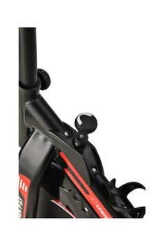 Lijiujia exercise bike with a maximum user weight of 120 kilograms, different resistance levels, and a screen displaying the most important functions. Model HC003-R  - Image 4