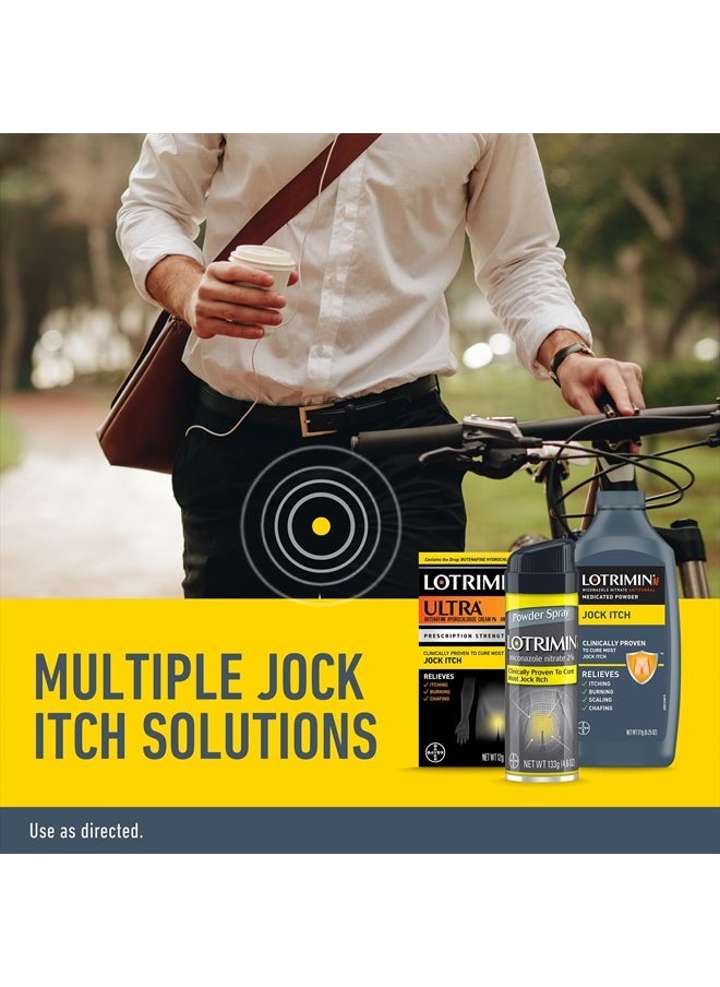 Lotrimin Antifungal Jock Itch Medicated Powder with Miconazole Nitrate, Jock Itch Treatment for Men, Women, and Kids Over The Age of 2, 6.25 oz Bottle  - Image 4