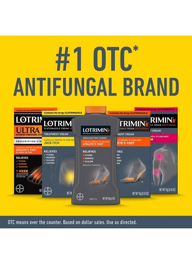 Lotrimin Antifungal Jock Itch Medicated Powder with Miconazole Nitrate, Jock Itch Treatment for Men, Women, and Kids Over The Age of 2, 6.25 oz Bottle  - Image 5
