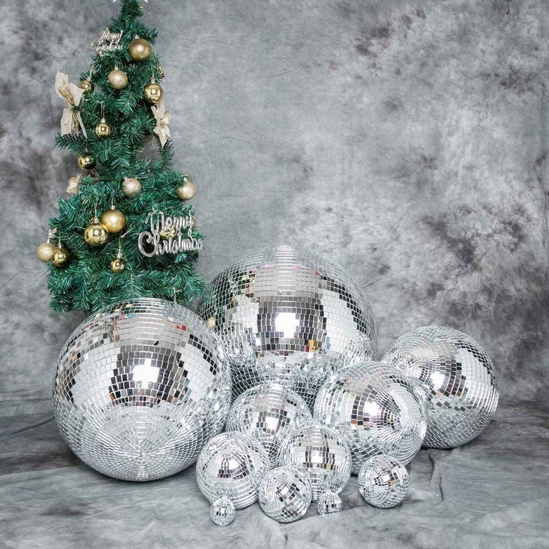 The Decor Affair كرة ديسكو مرآة 8 بوصة مع تعليق دوار - ديكور ضوء حفلة عاكس لـ DJ، أرضية الرقص، المنزل، الفعاليات - Image 4