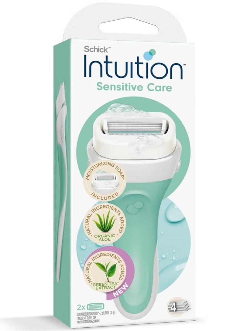 Intuition 2 Razor Sensitive Care Set, Aloe Vera & Green tea