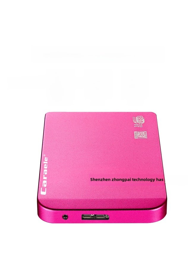 Caraele Mobile Hard Drive Usb3.0 500gb/1tb/2tb/4tb/8tb/16tb Digital Computer Storage Device High Speed Data Transfer-Capacity:500GB-Interface:Silver  - Image 3