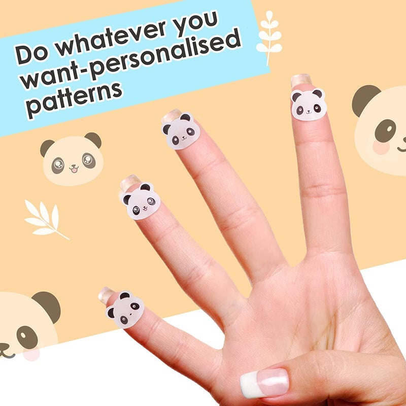 AUSLKA Panda Pimple Patches - 300 Patches, Hydrocolloid Spot Dots - Blemishes Patch - Facial Skin Care, For Zits, Blemishes, & Breakouts - Image 2