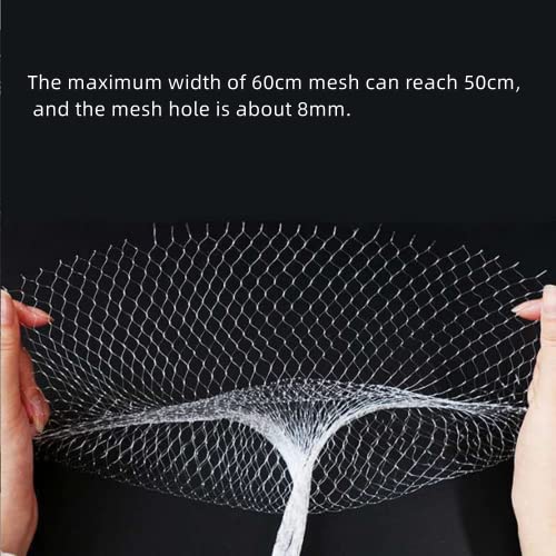 BRYHZKCM 100 pieces nylon mesh net bags reusable mesh bags, Seafood Boiling Bags,Fruit and Vegetable Produce Packaging Net,24 Inch - Image 3