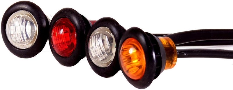 Maxxima 3/4" Round LED Courtesy Marker Light - Red - Image 3