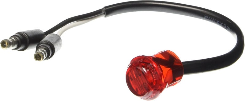 Maxxima 3/4" Round LED Courtesy Marker Light - Red - Image 1