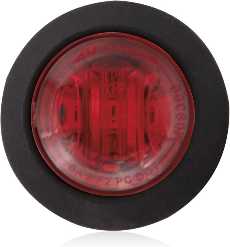 Maxxima 3/4" Round LED Courtesy Marker Light - Red - Image 4