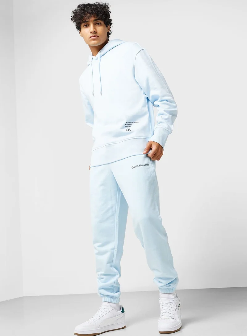Calvin Klein Jeans Stacked Modern Metals Hoodie