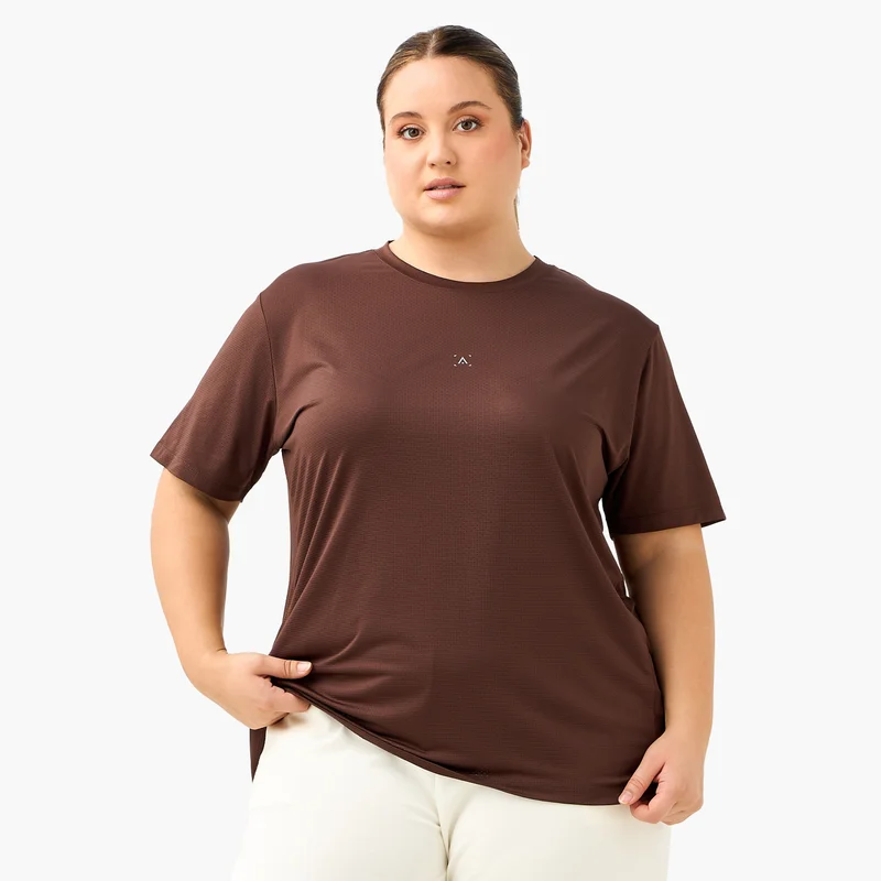 ADOT by Splash Textured Gym T-shirt