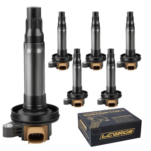 LCWRGS Set of 6 Ignition Coil Packs for 2011 2012 2013 2014 2015 2016 Ford F150 F-150 Expedition Explorer Flex Taurus Transit Lincoln MKS MKT EcoBoost 3.5 Coils Turbo 3.5L V6 Replaces# UF646 DG549 - Image 1