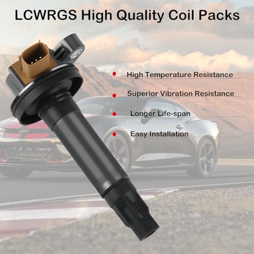LCWRGS Set of 6 Ignition Coil Packs for 2011 2012 2013 2014 2015 2016 Ford F150 F-150 Expedition Explorer Flex Taurus Transit Lincoln MKS MKT EcoBoost 3.5 Coils Turbo 3.5L V6 Replaces# UF646 DG549 - Image 2