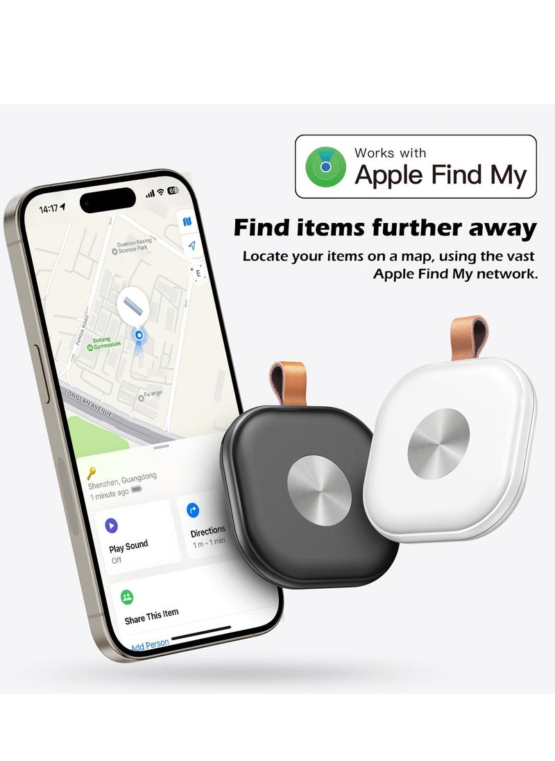 LESHP Air Tracker, Key Finder Works with Find My App (iOS Only), Bluetooth Tracker，airtag for Keys, Luggage, Suitcases, Key Finder Locator with Sound,Worldwide Tracking Tags, Replaceable Battery  - Image 5