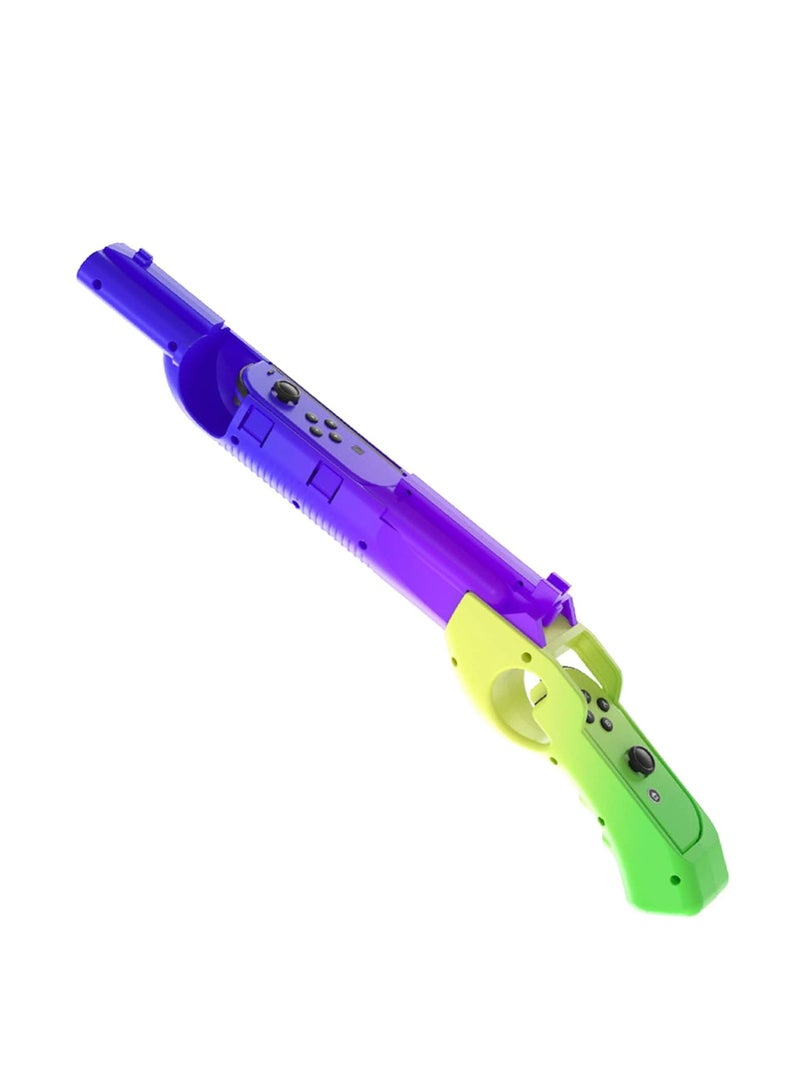 SYOSI Game Gun Compatible with Switch/OLED, Replacement Gun Controller Gaming Accessory for N-Switch Shooting Games, Replacement for Joy-Con Gun Controller Game, (Splatoon 3) - Image 1