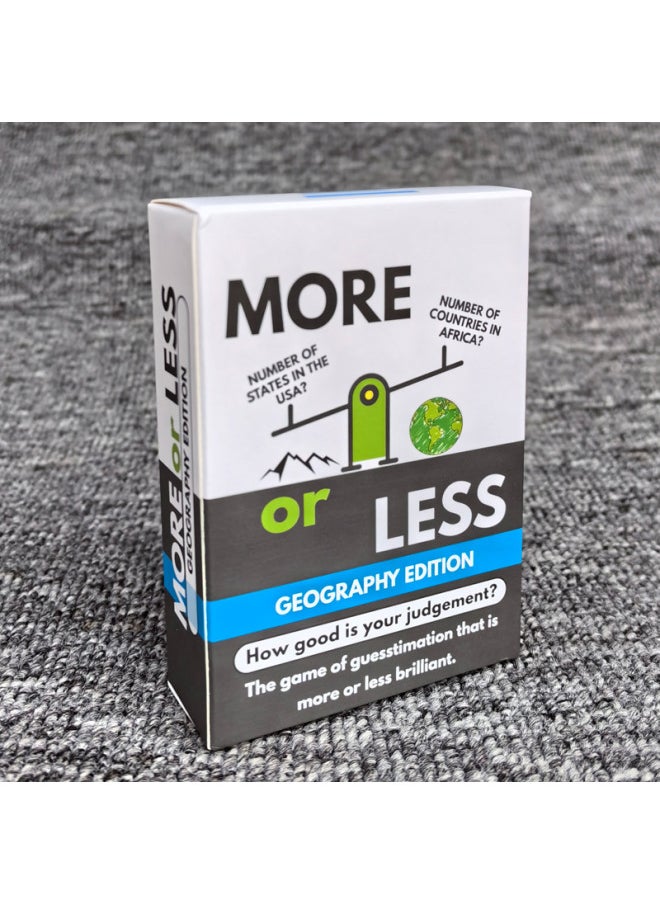 Generic - Hot English Version More Or Less Judgment Test More Or Less Wonderful Guessing Game-Specifications:More Or Less - Image 1