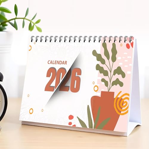 True Flair Trueflair Table Desk Calendar 2026, A5 Size, For Home And Office Use, Study Planner And Daily Tracking Organiser (Design 5) - Image 2