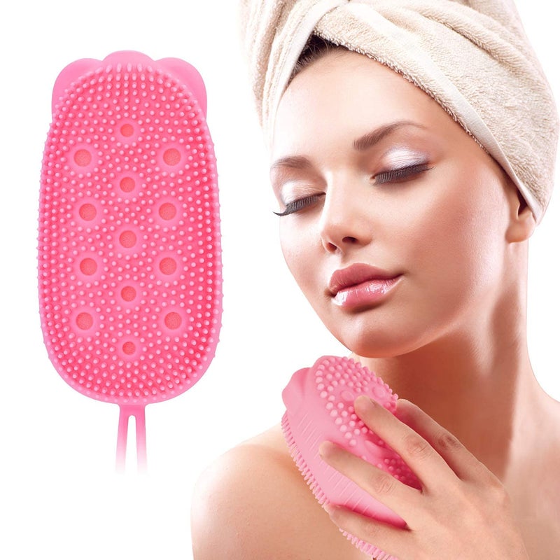 Voxmtix Bubble Bath Brush, Silicone Bath Body Brush,Ultra-Soft Scrubber for Shower Exfoliating, Body Brush for Unisex Good for Health Beauty (Multicolour) - Image 1