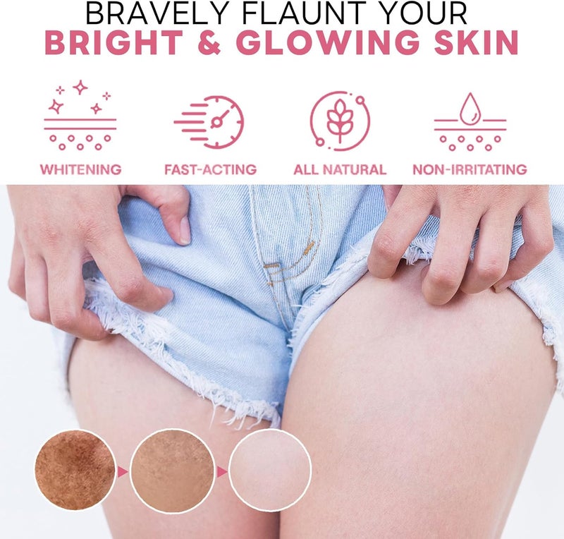 Underarm Br𝐢ght𝐞ing Cream, Br𝐢ght𝐞ing Cream Armpit, Skin Lightening for the Intimate Area, 100g - Image 5