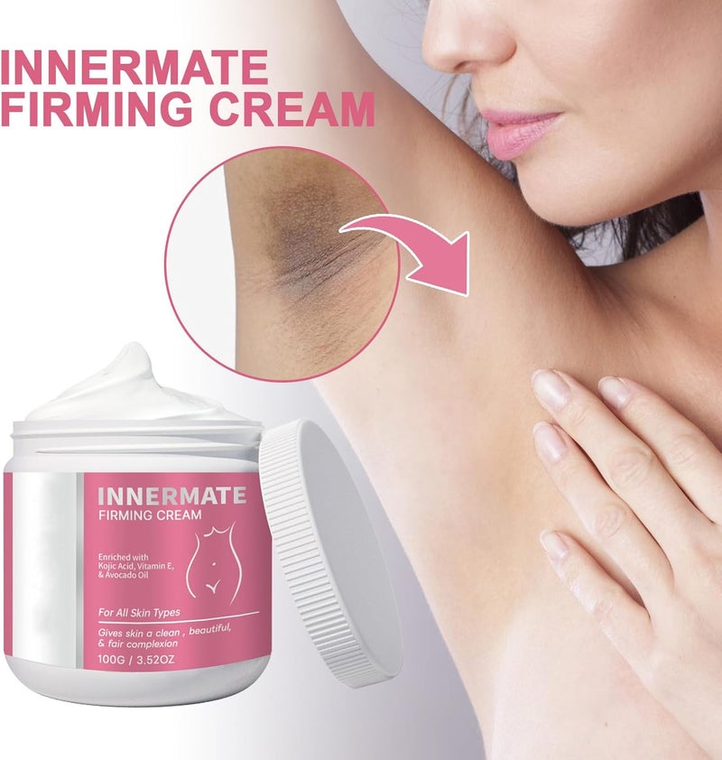 Underarm Br𝐢ght𝐞ing Cream, Br𝐢ght𝐞ing Cream Armpit, Skin Lightening for the Intimate Area, 100g - Image 2