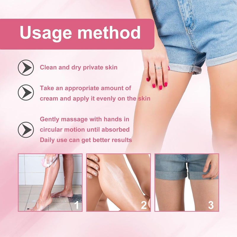 Underarm Br𝐢ght𝐞ing Cream, Br𝐢ght𝐞ing Cream Armpit, Skin Lightening for the Intimate Area, 100g - Image 4